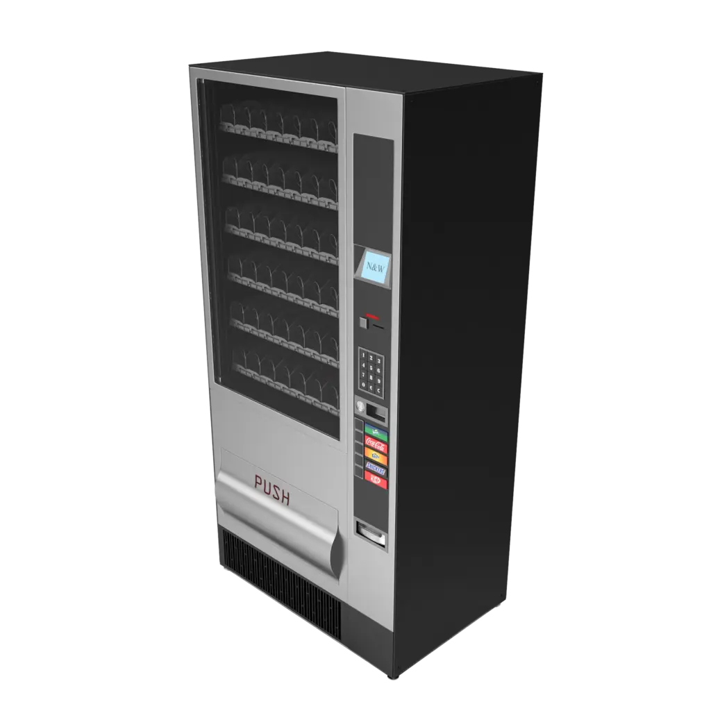 Rendering of a store system kiosk